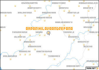 map of Amparihilava Andrefana