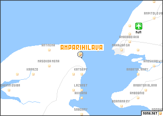 map of Amparihilava