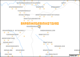 map of Amparihindrainikotovao