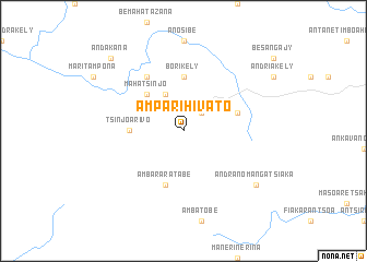 map of Amparihivato