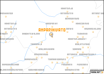 map of Amparihivato