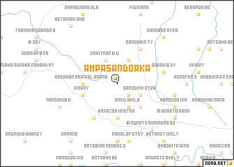 map of Ampasandoaka