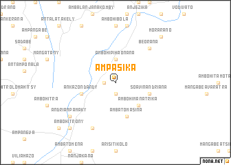 map of Ampasika