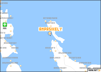 map of Ampasikely