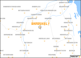 map of Ampasikely