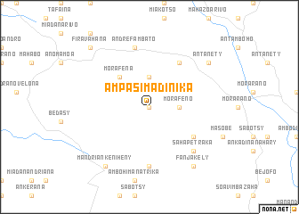 map of Ampasimadinika