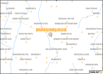 map of Ampasimadinika