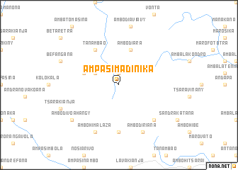 map of Ampasimadinika