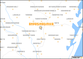 map of Ampasimadinika