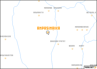 map of Ampasimaika