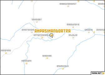 map of Ampasimandoatra