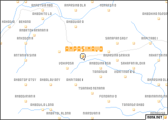 map of Ampasimavo