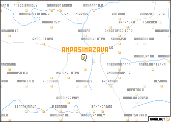 map of Ampasimazava