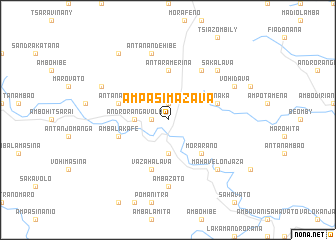 map of Ampasimazava