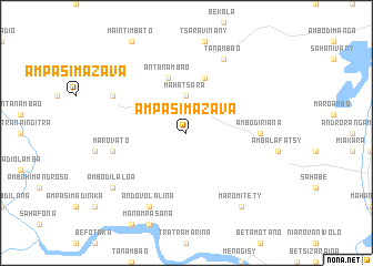 map of Ampasimazava