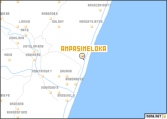 map of Ampasimeloka