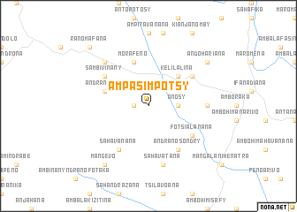 map of Ampasimpotsy
