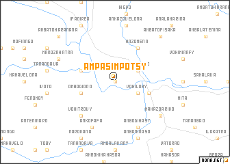 map of Ampasimpotsy