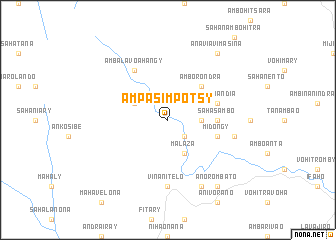 map of Ampasimpotsy