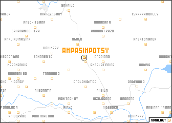 map of Ampasimpotsy