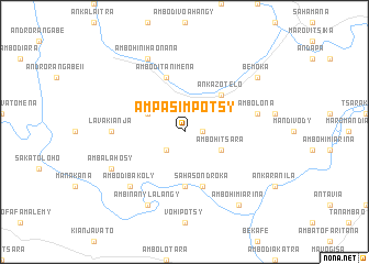 map of Ampasimpotsy