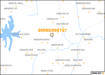 map of Ampasimpotsy