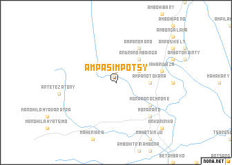 map of Ampasimpotsy