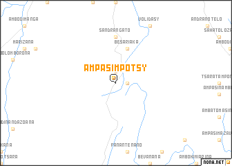 map of Ampasimpotsy