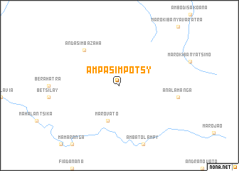map of Ampasimpotsy