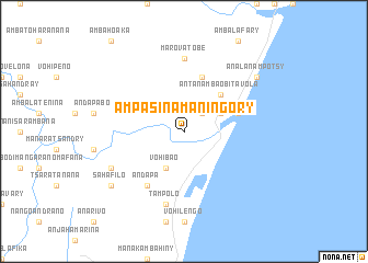 map of Ampasina-Maningory