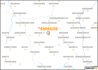 map of Ampasina