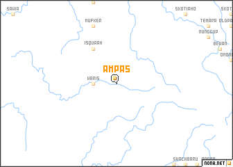 map of Ampas