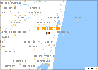 map of Ampatakana