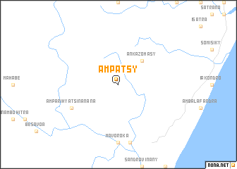 map of Ampatsy