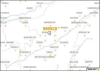 map of Ampaza