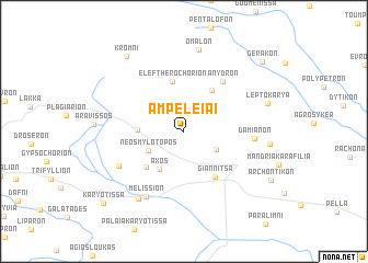 map of Ampeleíai