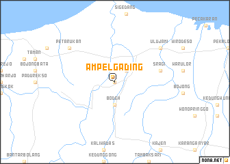 map of Ampelgading