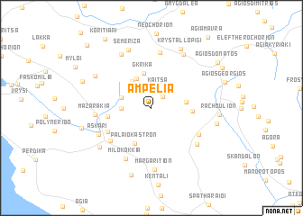 map of Ampélia