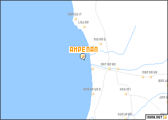 map of Ampenan