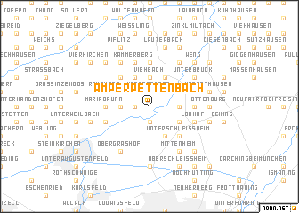 map of Amperpettenbach