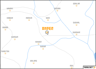 map of Amper