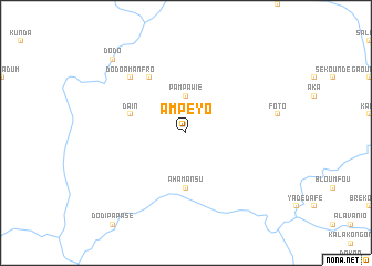 map of Ampeyo