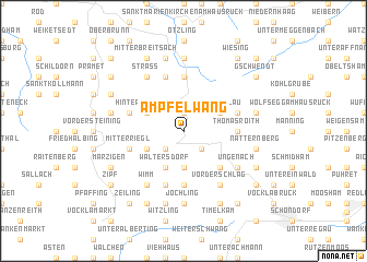 map of Ampfelwang