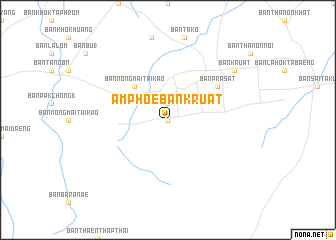 map of Amphoe Ban Kruat