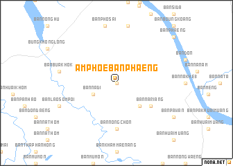 map of Amphoe Ban Phaeng