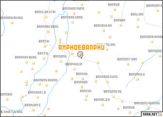 map of Amphoe Ban Phu