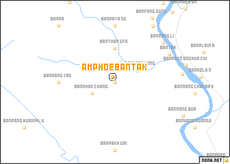 map of Amphoe Ban Tak