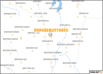 map of Amphoe Bunthark