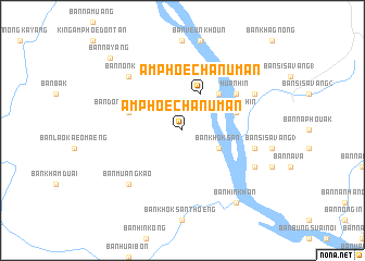 map of Amphoe Chan Uman