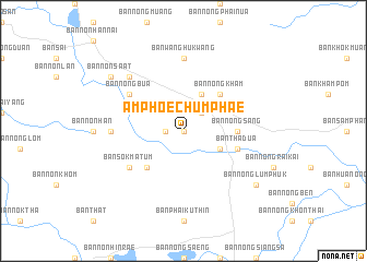 map of Amphoe Chum Phae